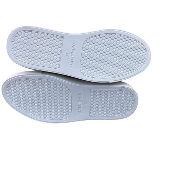 J/Slide NYC Rose Gold Met Leather Women’s Shoes - Picture 11 of 14